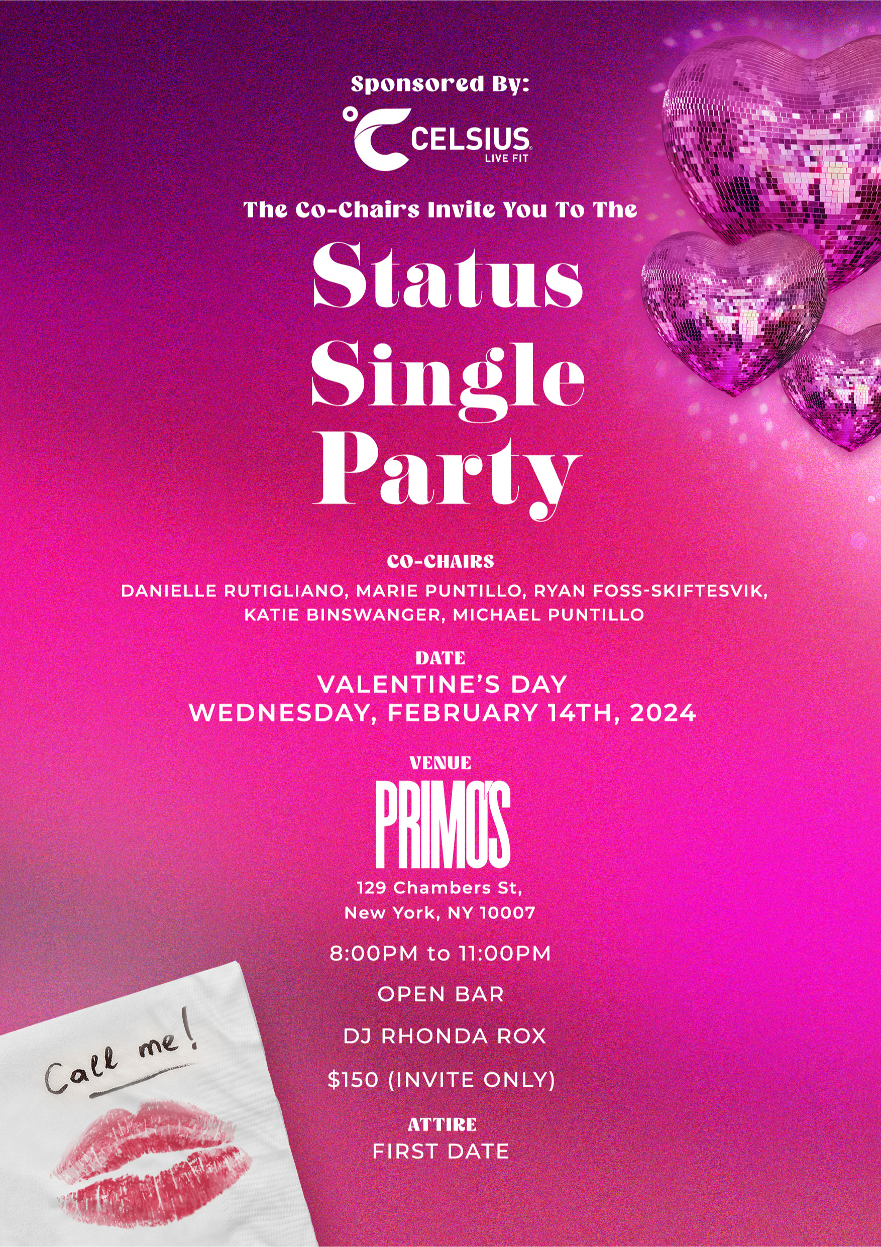 selsius x status single party image